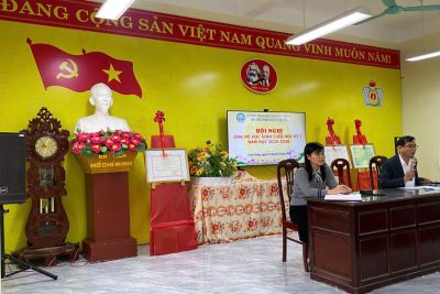 HỘI NGHỊ CHA MẸ HỌC SINH CUỐI KỲ I NĂM HỌC 2025-2026